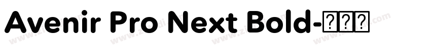 Avenir Pro Next Bold字体转换 Avenir Pro Next Bold字体转换